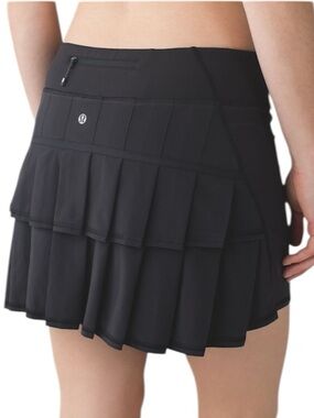 Lululemon Women’s Run: Pace Setter Skirt in Black Size 8 TALL